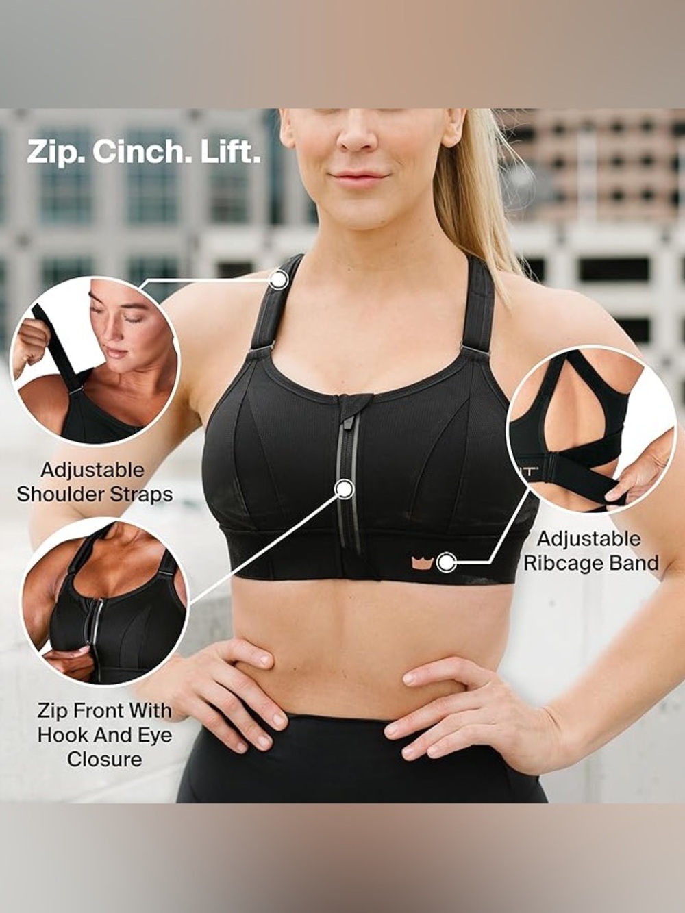 SHEFIT Ultimate Sports Bra Precision Fit Support for High Intensity - Picture 12 of 15